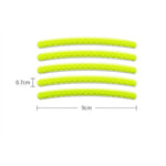 Car Wheel Hub Reflective Stripes Door Handle Safety Warning Sticker Car Warning Tape Automobile Sticker for Car Motorcycle Bike