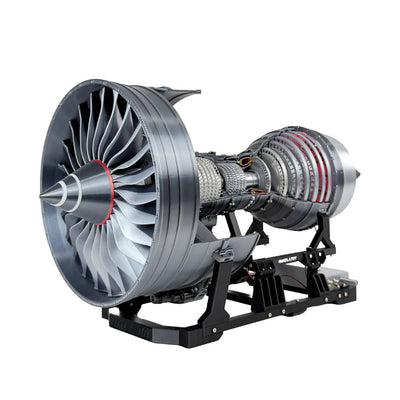 NIKOLATOY 1/6 Scale Highly Restored Super RR Trent 900 Aircraft Turbofan Engine Model RTR 55cm / 22in Physics Experiment Science Education Toys
