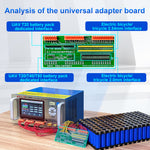 Universal Adapter Board for Equalizer Glass Fiber Material Compatible with UAV Electric Bikes Lithium Battery Pack 3mm Thickness Supports T20 T30 T40 T50 Interfaces
