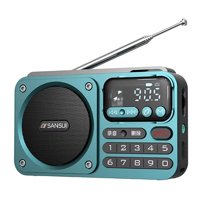 LinkMejor F22 Multimedia Radio Wireless bluetooth Speaker Digital Display HiFi Card Music Loudspeaker FM Radios Support U Disk TF Card Playback