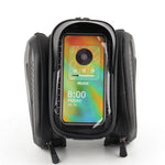 LinkMejor Bike Top Tube Bag Touchscreen 6.5'' Phone Holder Case Waterproof Reflective Large Capacity Front Beam Bag for MTB