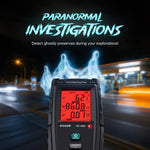 LinkMejor RT-100S 3 in 1 EMF Meter Electric Magnetic RF Fields Detector Instant Readings Color-Coded Display with Triple Alerts Energy Efficient and Portable