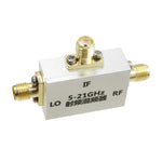 QM-MIX0521S RF Up/Down Converter Mixer Module 5-21GHz RF/LO DC-5000MHz IF 8-12dB Loss 29dB Isolation +15dBm LO SMA-K CNC Shielded Housing C/X/Ku Band