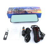 10 Inch Car Rearview Mirror Driving Recorder Front Rear Dual Recording HD Night Vision 24H Monitoring Mobile Phone Interconnection