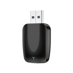 Mini 2 in 1 Wired to Wireless CarPlay Android Auto Adapter Plug & Play 5GHz WiFi Fast Connection Convert the Original car with Carplay cable to Wireless