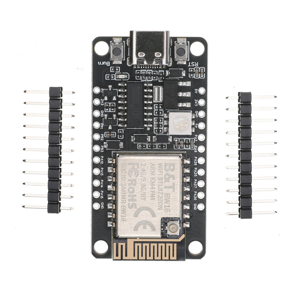 BW16-Kit RTL8720DN Development Board WiFi 5GHz 2.4GHz Bluetooth 5.0 Module IPEX Interface Dual Band Wireless IoT Solution Secure Boot FOTA Upgrade