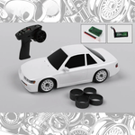 BM Racing BMHOBBY BMRX-FLD S13 RTR 1/28 2.4G RWD Mini Drift RC Car Gyro LED Light Rear Wheel Drive Full Proportional Racing Frame Remote Control Vehicles Models Toys
