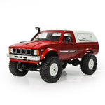 LinkMejor C24 1/16 RTR 4WD 2.4G Military Truck Crawler Off Road RC Car 2CH Toy
