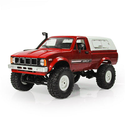 LinkMejor C24 1/16 RTR 4WD 2.4G Military Truck Crawler Off Road RC Car 2CH Toy