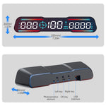 G19 Universal  HUD Car Display GPS Speedometer Multi-Function High-Definition Head-Up Display for All Car Model