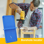 28/37mm Hinge Hole Drilling Guide Plastic Woodworking Punch Opener Locator for Cabinets Installation Template Woodworking Tools