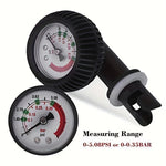 Inflatable Boat Pump Pressure Gauge Suitable for Outdoor and Indoor Activities Portable Air Pump for Swimming Pools Portable and Easy to Use