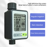 Smart Automatic Irrigation Controller with Rain Sensing Large Screen Timer & Low Power Protection Flexible Customization for Garden and Balcony Plant Watering