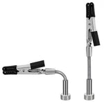 2Pcs 4Pcs Magnetic PCB Holder Flexible Metal Arms Soldering Station Fixture 360 Degree Rotating Alligator Clips Heavy Duty Tool for Electronics Repair Jewelry Crafting