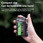 LinkMejor 12-in-1 Portable Mini Bicycle Repair Tools Kit Multifunction Aluminum Alloy Bike Ratchet Wrench Screwdriver Maintenance Set for Road MTB
