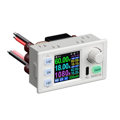 LinkMejor RK6018 RK6018-BT 60V 18A 1080W Step Down Voltage DC-DC Voltage Model High Power Digitally Controlled Buck Module DC Power Supply