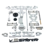 Upgrade Metal C Seat Steering Cup Swing Arm Central Drive Shaft For WLtoys 1/14 144010 144001 144002 RC Car Spare Parts
