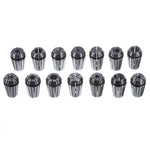 C20-ER20A-100L Collet Chuck Holder with 14PCS ER20 Spring Collet for CNC Milling Lathe Tool