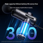 LinkMejor V19 Fascia Gun 6 Speeds Adjustable 6 Massage Heads Massager Gun Relieve Fatigue Muscle Relaxation 1200mAh