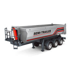 Huina 1509 1/18 RC Semi Dump Trailer Electric Lifting for 1501 RC Tractor Truck
