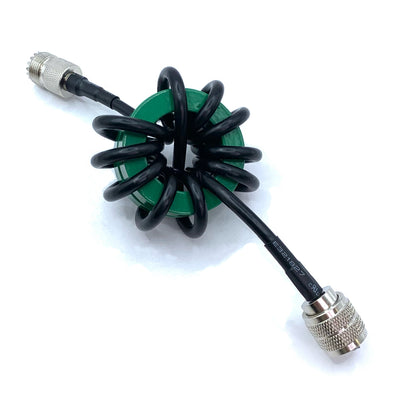 Shortwave Choke 1.8-30MHz High Frequency Magnetic Core 200W 600W Noise Suppression Male to Female Connector Radio Accessories