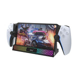 LinkMejor HBP-614 for PS5 Portal Game Console RGB Light Charger Bracket with Detachable Stand Plug and Play