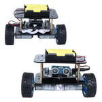 LinkMejor Two Wheels 2WD Pbot 3.0 Self-Balancing Smart Robot Kit for Arduino Programming Ultrasonic Obstacle Avoidance bluetooth Control
