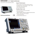 LinkMejor XDS3202E Oscilloscope High Performance 200MHz Bandwidth 1GS/s Sampling 8-bit Resolution Advanced Trigger Types Comprehensive Display User-friendly Data Transfer Interface