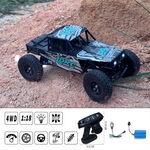 LinkMejor 18499 Waterproof Driving Version RTR 1/18 2.4G 4WD RC Car Rock Crawler Pipe Rack Off-Road Climbing Truck LED Light Full Proportional Vehicles Models Straight Bridge Axle Toys