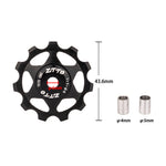 LinkMejor 11T MTB Road Bicycle Rear Derailleur Jockеy Wheel Aluminum Alloy CNC Bearing Pulley Bike Guide Roller Idler 4mm 5mm 6mm