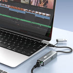 USB3.1 5000Mbps USB/Type-C To RJ45 Network Interface Converter Gigabit Ethernet Adapter RTL8157 for USB 3.1 Gen 1 Laptop Computer Plug and Play
