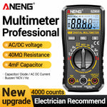 LinkMejor SZ855 SZ856 Digital Multimeter High-Precision True RMS AC/DC Voltage Current Temperature NCV Non-Contact Voltmeter Ammeter DIY Tester Tool