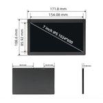 5-inch 7-inch IPS USB Secondary Screen 1024x600 AIDA64 Monitoring Computer Data Desktop Sub-screen Support Desktop Extended LCD for Win10/11