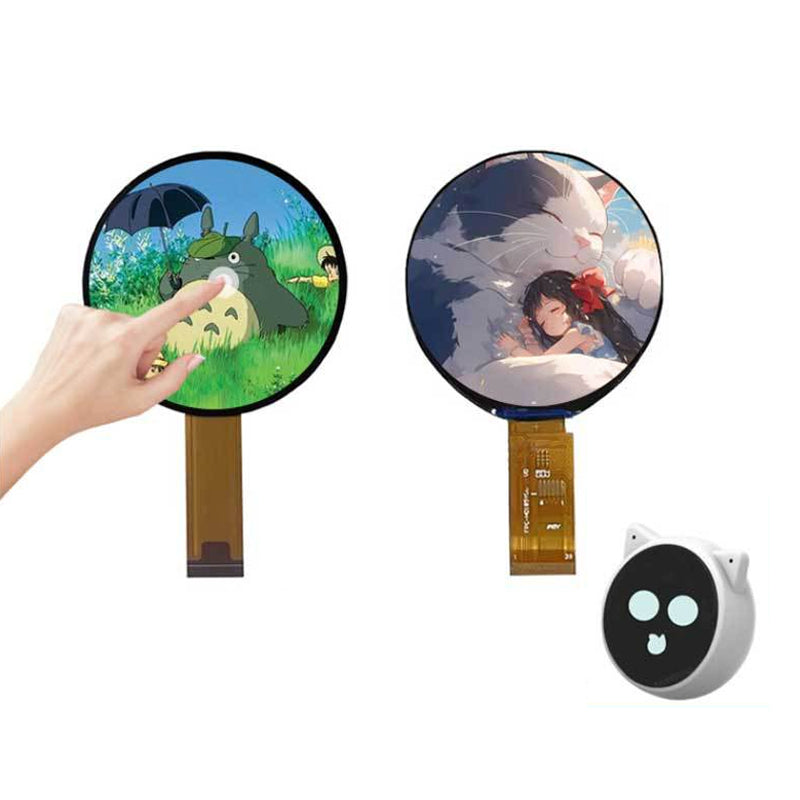 EchoEar 1.85 inch Round TouchScreen 360x360 QSPI MIPI LCD 262K Colors For EchoEar ESP32 S3 AI Development Board