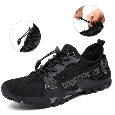 LinkMejor Summer Water Wading Shoes Unisex Outdoor Athletic Breathable Non-slip Hiking Shoes for Outdoors Fun