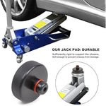 4pcs Set Car Rubber Lifting Jack Pad Adapter Tool Chassis W/ Storage Case Fits For Tesla Model 3 Model S Model X