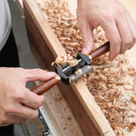 LinkMejor Spokeshave MG0-000-0171 42mm Blade with an Aluminum Alloy body Rosewood Handle Precision Planer for Carpentry