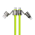 LinkMejor WDC-51 240W USB-A/USB-C to USB-C/iP Cable PD Fast Charging Data Transmission Copper Core Line 1.2M Long for iPhone 16 16 Pro 15 14 13 Plus for Huawei Mate XT for Xiaomi 15pro for Samsung Galaxy Z Flip6
