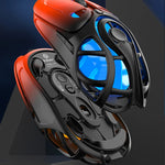 LinkMejor X10 Tri-Mode Wireless Gaming Mouse Hollow Design 10000DPI RGB Lighting 400mAh Battery 10000Hz Polling Rate 71g Lightweight 2.4G/Bluetooth/Wired Esports Gamer Mice