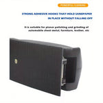 Multi Function Adjustable Sandpaper Holder 70x198mm Hand Push Grinding Plate High Temperature Resistant Auto Body Dry Polishing Board for Woodworking Automotive DIY Projects