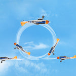 LinkMejor MF-A84 690mm Wingspan 2.4G 10CH Built-in Gyro 3D/6G Switchable Aerobatics EPP RC Airplane Glider BNF/RTF Compatible DSM SBUS