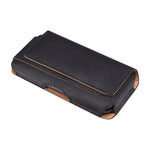 PU Leather Magnetic Buckle Flip Phone Bag Waist Belt Cards Case Pouch for Daily Outdoor Use