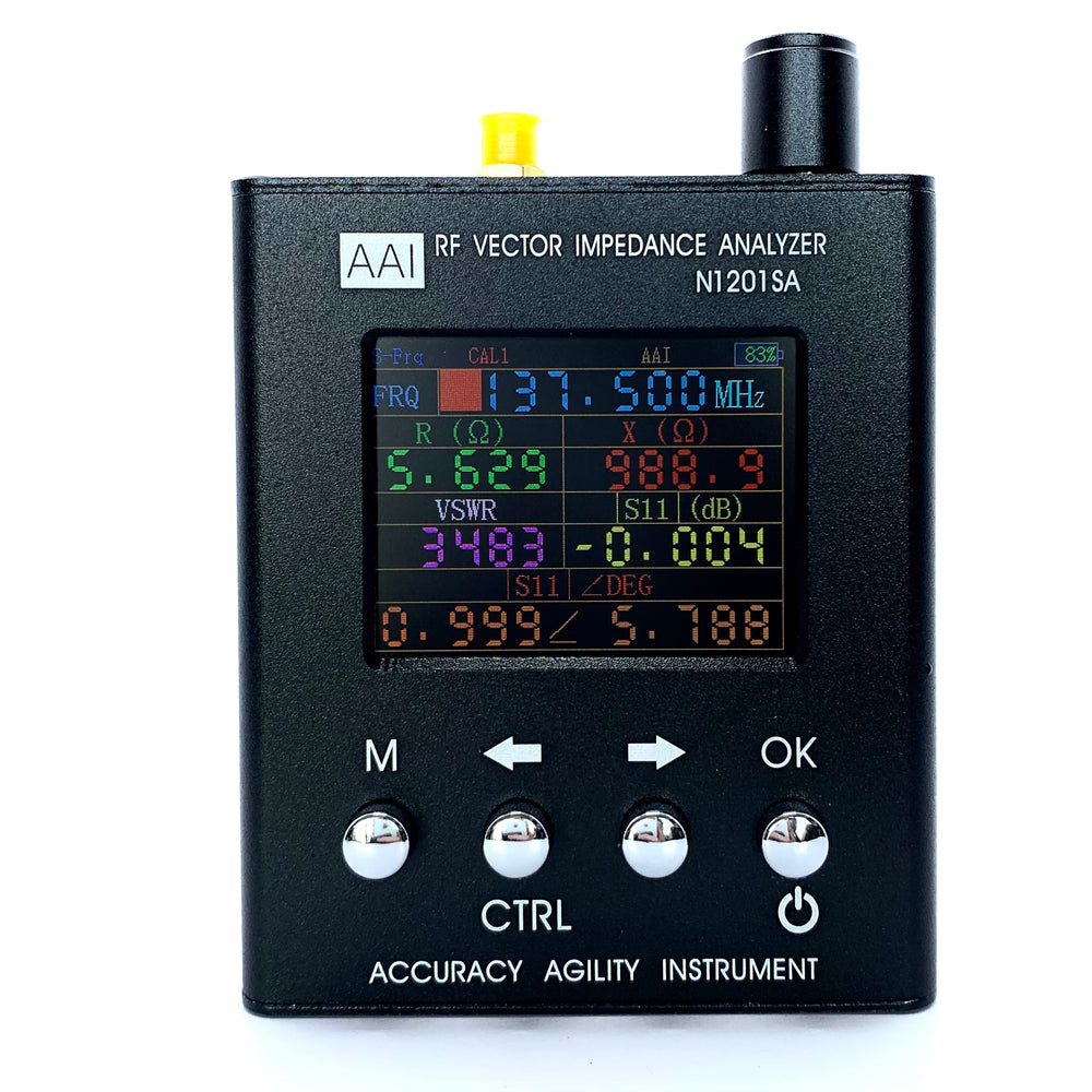 LinkMejor ORIGINAL English Verison N1201SA 137.5-4400MHz UV RF Vector Impedance ANT SWR Antenna Analyzer Meter Tester