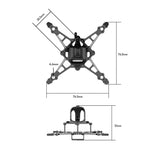 Flywoo Firefly16 Firefly18 1S Nano Baby V3 Frame Kit Compatible with DJI O4 / Analog / HDZero / Walksnail VTX for FPV Racing Drones
