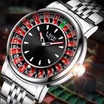 LinkMejor Stylish Dial Design Men's Quartz Watch Waterproof Luminous Business Casual Wristwatch