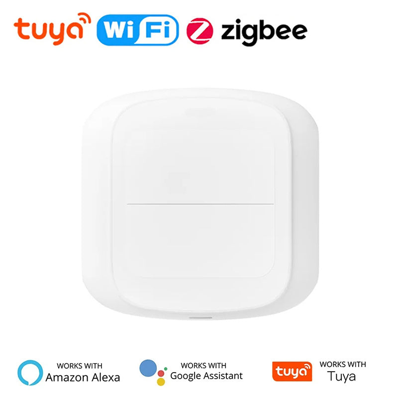 Tuya Smart WiFi/Zigbee Switch Push Button Switch 2Gang 6 Scene Wireless Smart Home Remote Controller Automation Scenario Switch