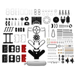 LinkMejor FS-B400 14cc Four-Stroke Horizontally Opposed Four-Cylinder Nitro Engine Assembly Kit Physics Experiment Science Education Toys