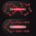 LinkMejor 080 RTR 1/20 2.4G 4WD Drift RC Car Mini Race LED Light High Speed Racing On-Road Full Proportional Classic Retro Electric Remote Radio Control Vehicles Model Toys