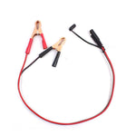 LinkMejor Battery Charger Clip Cable SAE to Alligator Clip Cable DC Cable SAE Quick Connect Charging Cable