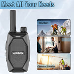 LinkMejor AI86 Mini Walkie Talkie UHF 400-470MHz 16 Channels Wireless Copy Frequency Type-C Fast Charging Two-Way Handheld Walkie Talkie